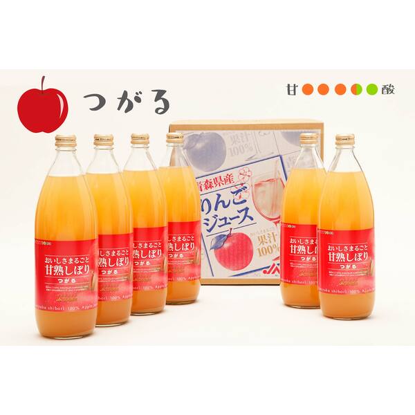 青森県産りんごジュース 21097 1箱 青森県産りんごストレート果汁100％ りんご